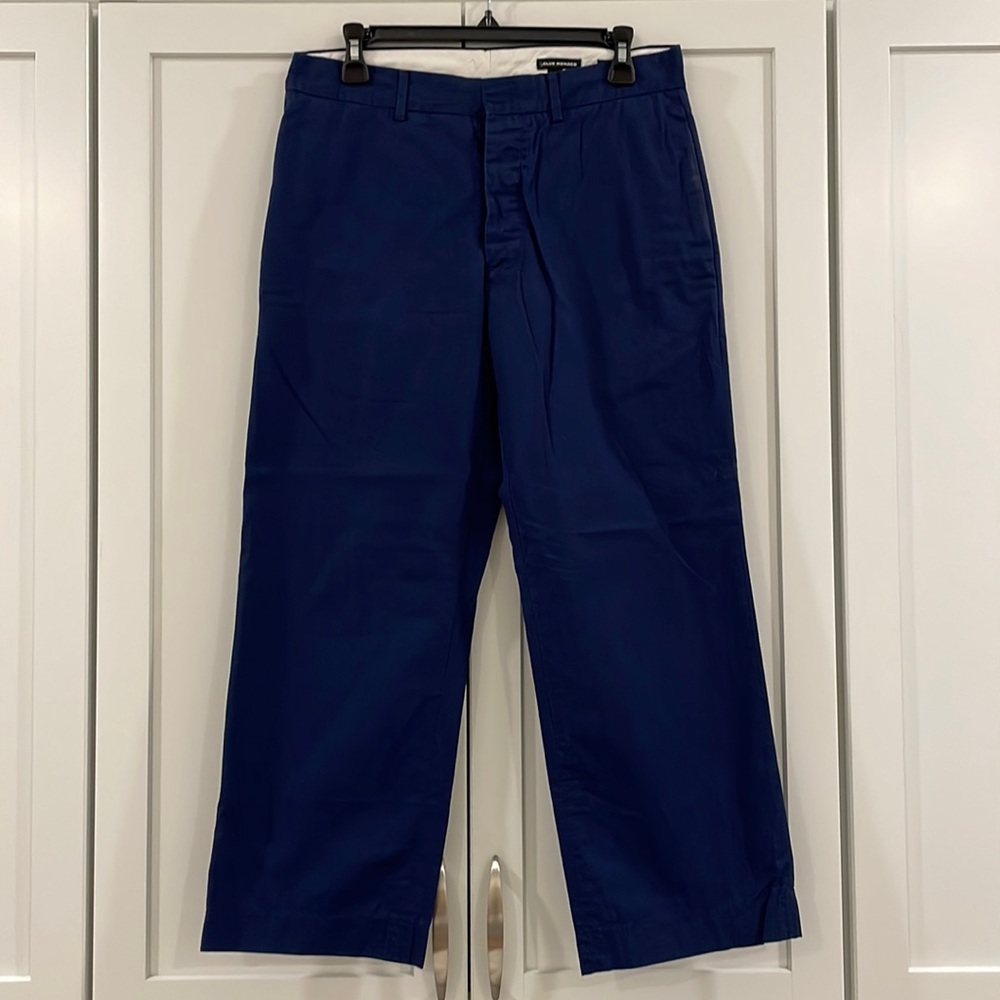 Navy Blue Cropped Club Monaco Chinos